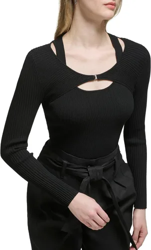 Vista 4 de Calvin Klein Suéter de manga larga para mujer