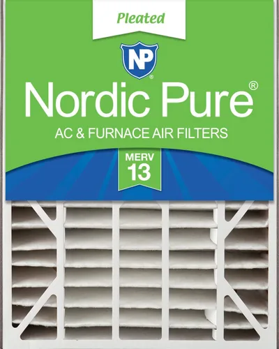 Vista 11 de Nordic Pure 20 x 25 x 5 (tamaño real: 19 3/4 x 24 1/4 x 4 7/8) Filtro de aire Air Bear Merv 8 de repuesto para reducción de olores de carbono puro