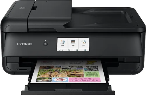 Vista 2 de Canon PIXMA TS9520 Impresora todo en uno inalámbrica para casa u oficina Escáner Fotocopiadora Impresión móvil con AirPrint y Google Cloud