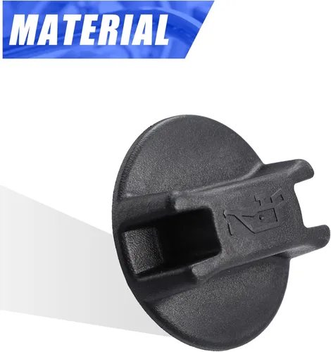 Vista 7 de Tapa negra del depósito de combustible del motor, cubierta de tapón de llenado de gasóleo para reemplazar 15255-1P010 15255-1P110 para Nissan 370Z