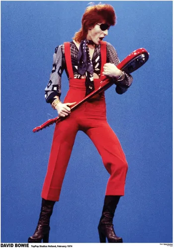Vista 6 de AllPosters Póster de pared David Bowie Holland 1974 sobre marco negro, 23 x 33