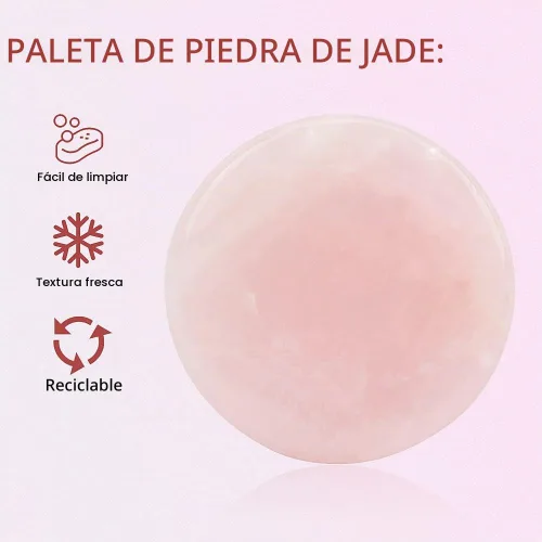 Vista 4 de 900 almohadillas adhesivas para extensiones de pestañas, almohadilla adhesiva desechable e impermeable y 1 extensión de pestañas de piedra de jade