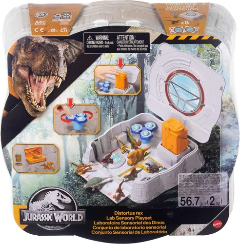 Vista 6 de Mattel Jurassic World Distortus Rex Lab Sensory Playset