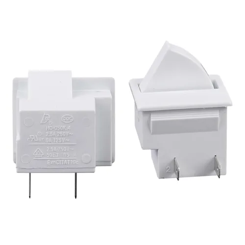 Vista 2 de Interruptor de luz de puerta de refrigerador de 2 pies para GE Whirlpool, Maytag, Admiral, Amana ((2PCS)