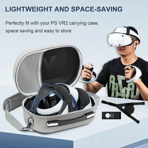 Vista 9 de Adjustable Head Strap for Playstation VR2, Double-Sided PU Soft PSVR2 Strap, Enhanced Comfort for VR2 Headset, Lightweight Reduce Head Pressure