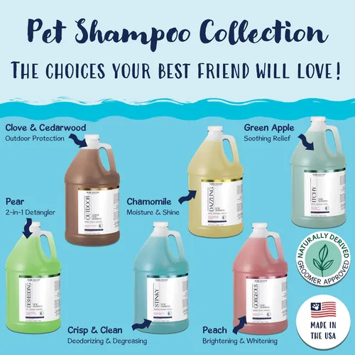 Vista 6 de Bobbi Panter Moisture & Shine - Champú para perros con aceite de argán, manzanilla y menta, fórmula natural nutritiva profunda para un pelaje suave