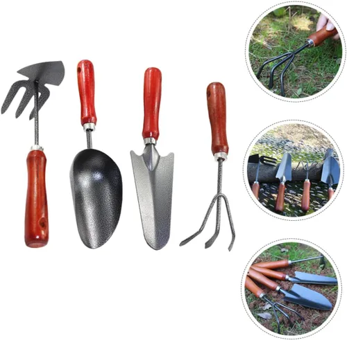 Vista 4 de YARNOW 1set Ergonomic Garden Tool Hand Trowel Small Shovel and Multi-Function Cultivator for Efficient Gardening for Planting and Weeding