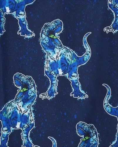 Vista 5 de The Childrens Place boys Short Sleeve Top and Pants 2 Piece Pajama Sets