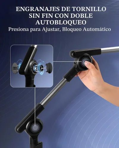 Vista 2 de SHUWEI Soporte de suelo para tableta, altura ajustable de 63 pulgadas, se