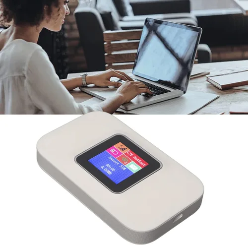 Vista 4 de Enrutador de bolsillo 5G 300Mbps, router móvil con ranura para tarjeta SIM, mini enrutador inteligente para el hogar de Europa, enrutador de red
