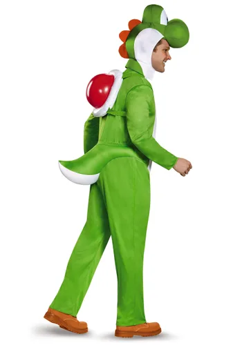 Vista 2 de Disfraz de Yoshi Deluxe talla extra Multicolor