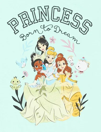 Vista 2 de Disney Camiseta Princess para niñas Cenicienta Belle Tiana