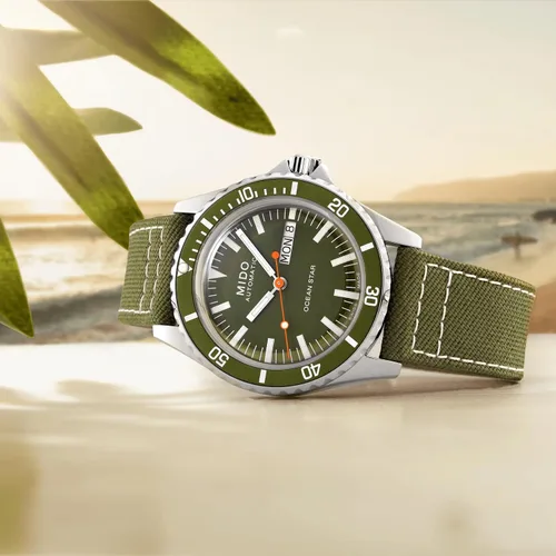 Vista 36 de MIDO Ocean Star Tribute - Swiss Automatic Watch for Men - 40.5mm Stainless Steel Case