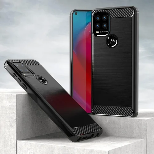 Vista 6 de Asuwish Funda compatible con Moto G Stylus 5G 2021 y protector de pantalla de vidrio templado, accesorios de celda, funda de silicona para Motorola