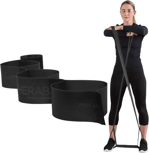 Vista 9 de THERABAND CLX Resistance Band with Loops, 5-Foot Band