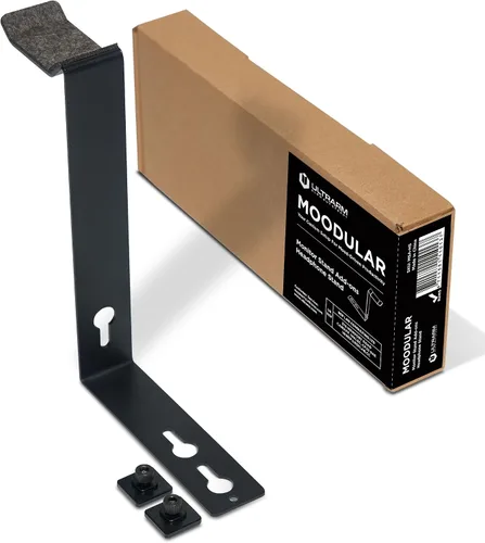 Vista 22 de ULTRARM Moodular - Soporte de Monitor de Madera de 45.6" (116cm) Organizador de Escritorio Grande con Rieles Deslizantes de Metal para Cajón