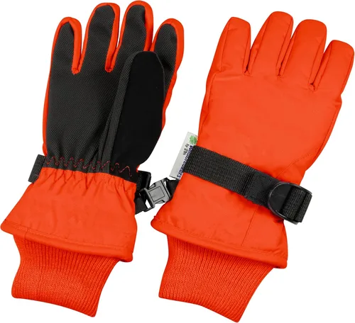 Vista 10 de Waterproof Kids Ski Snow Gloves, 100G 3M Thinsulate Warm Winter Boys Girls Negro