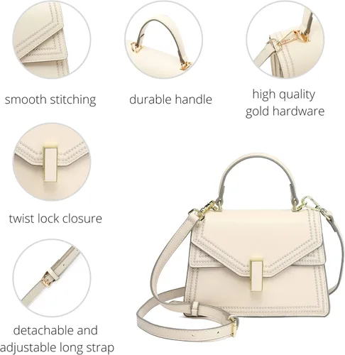 Vista 5 de Scarleton Top Handle Satchel Purses for Women, Shoulder Bag Purse, Crossbody Bags for Women, Handbags for Women, H2083