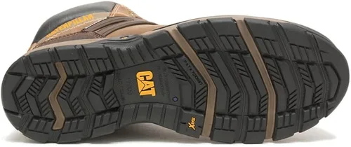 Vista 5 de Caterpillar Excavator Superlite - Botas de trabajo impermeables con puntera suave, Beige oscuro, 9.5 Wide