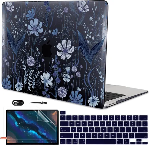 Vista 11 de Funda compatible con MacBook Pro de 13 pulgadas 2022 2021-2020 versión A2338 M2/M1 A2251 A2289 A2159 A1989 A1706 Touch ID, carcasa rígida