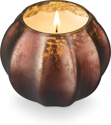 Vista 3 de Illume Vela de Calabaza Midnight Pumpkin Mercury, Negro y Naranja
