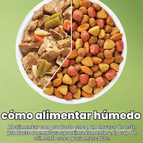 Vista 10 de Comidas preparadas Purina Beneful, comida para perro, paquete surtido, 10 onzas Tubo, paquete de 8