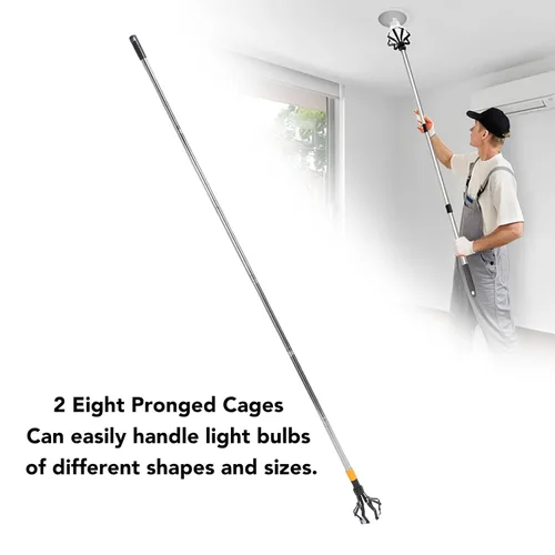 Vista 9 de Light Bulb Changer Light Bulb Removal Tool for High Ceilings Tall