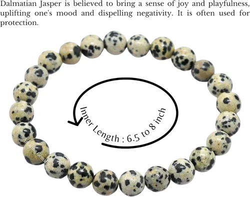 Vista 433 de Amazing Gemstone Pulsera de cristal para mujeres y hombres, pulsera de cristal curativo de protección, pulsera elástica con cuentas de piedras
