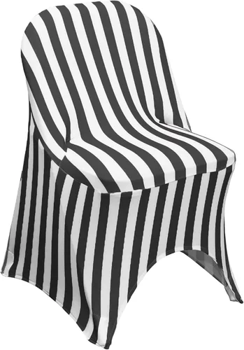 Vista 47 de YOUR CHAIR COVERS - Funda para silla plegable de elastano elástica, color negro