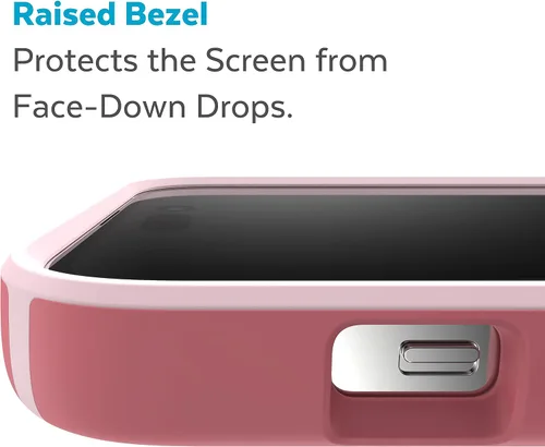 Vista 9 de Speck Funda para iPhone 14 Pro Max, protección contra caídas, resistente a los arañazos, diseñada para MagSafe con revestimiento suave al tacto