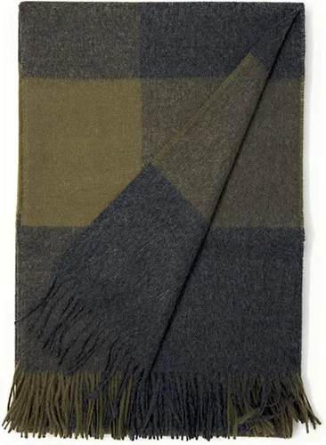 Vista 10 de Alpaca Home Manta de alpaca Cheeky Checks 100% lana de alpaca bebé 6.6 pies de largo x 4.25 pies de ancho hipoalergénica, suave y acogedora