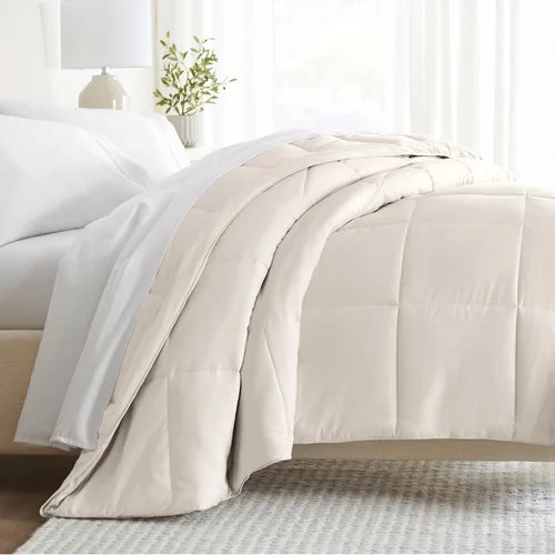 Vista 34 de Juego de colcha individual de Linen Market (2 piezas): lleva el lujo a casa con nuestros edredones alternativos de plumón suaves y ligeros