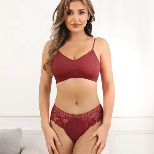 Vista 2 de LEVAO Tangas de algodón para mujer, tangas invisibles, espalda en T para mujer, tallas S-XL