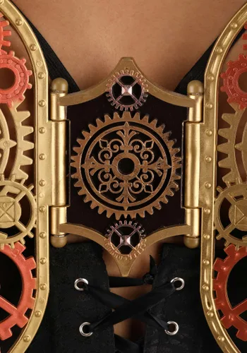 Vista 3 de Alas de Disfraz Steampunk Filigrana para Adultos Multicolor