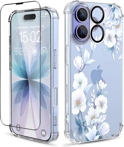 Vista 92 de Funda para iPhone 13 y iPhone 14 (6.1 pulgadas), funda protectora delgada de poliuretano termoplástico suave a prueba de golpes, bonito