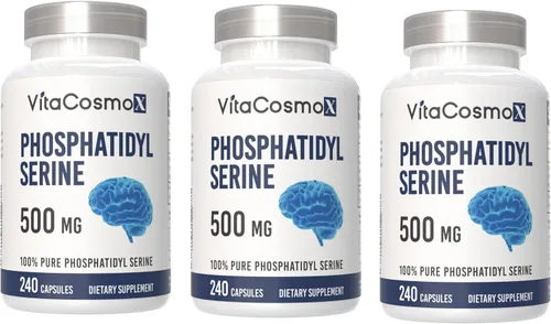 Vista 8 de Fosfatidilserina, 500 mg, 240 cápsulas vegetarianas 100% vegetarianas, sin OMG y sin gluten