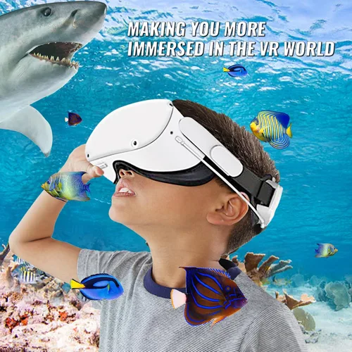 Vista 5 de Elite Head Strap for Oculus Quest 25000 mAh Fast Charging VR Power Adjustable Head Strap Replacement with Enhanced Support and Comfort in VR