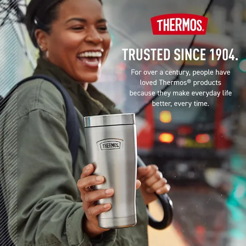 Vista 7 de THERMOS ICON SERIES, Vaso de Acero Inoxidable, Glacier, 16 oz