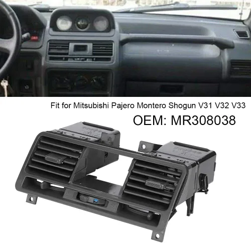 Vista 2 de Acouto Panel de instrumentos de repuesto para salpicadero, salida de aire, rejilla MR308038 MR262530 MR262531 para Pajero Montero Shogun V31 V32 V33