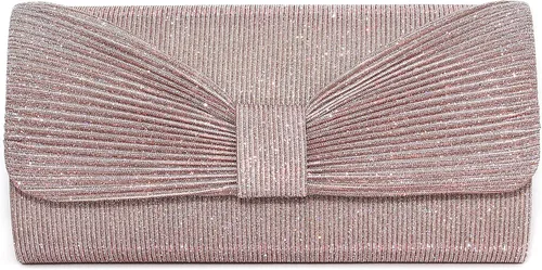 Vista 2 de Naimo - Deslumbrante bolsa pequeña de solapa, con cadena desmontable para eventos nocturnos.