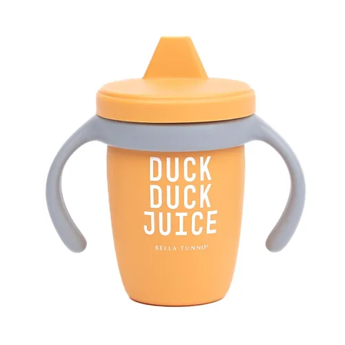 Vista 12 de Taza de silicona Bella Tunno, taza de entrenamiento con asas de transición para bebés, niños pequeños y niños, bebés de 6 a 12 meses y niños