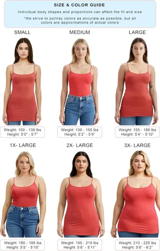 Vista 389 de Emmalise Camisola larga casual básica para mujer, con tirantes ajustables, top en capas