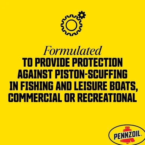 Vista 5 de Pennzoil Marine XLF Extended Life Formula Aceite de motor, 1 galón