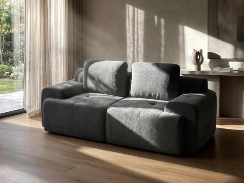 Vista 15 de Sofá de nube de gran tamaño en forma de U de 122 pulgadas, cómodos sofás modulares sin hueso para sala de estar, sofá modular con respaldo alto