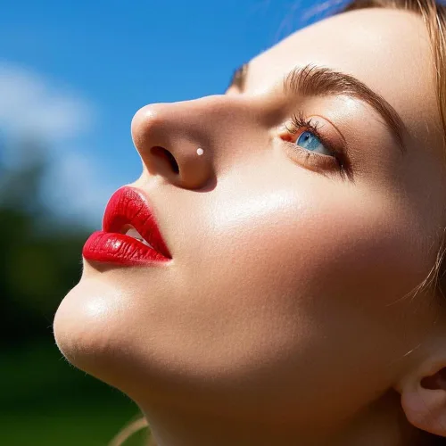 Vista 6 de 43 piezas de retenedores de piercing de nariz transparentes para cirugía, anillos de nariz Bioflex, septum, cartílago, rook, daith, herradura