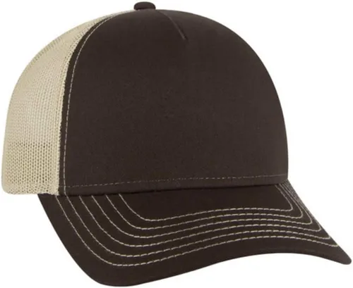 Vista 22 de The Vintage Year Gorra de béisbol ajustable de los deportes del camionero de la malla estructurada del algodón liso Negro