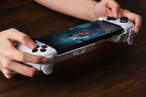 Vista 7 de 8Bitdo Ultimate Mobile Gaming Controller for iPhone, Apple, Android & Xbox Cloud Gaming, Bluetooth Gamepad with Hall Effect Joysticks, 2 Pro Back