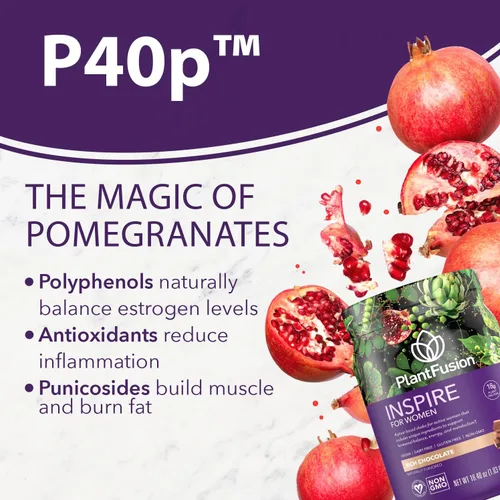 Vista 7 de PlantFusion Inspire Plant Proteína en polvo para mujeres – Proteína en polvo baja en carbohidratos para apoyo muscular magro – Keto, sin gluten, sin