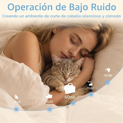 Vista 3 de Kit de aseo para perros, aspiradora para mascotas con cortaúñas y rectificadora de uñas, aspiradora de pelo de perro con 6 herramientas de aseo