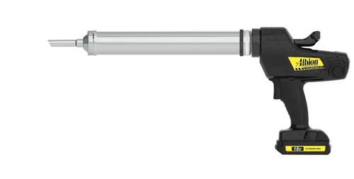Vista 7 de Albion Engineering Company DL-45-T17 Línea Profesional Especial Deluxe Pistola de Calafateo Manual de Carga a Granel con Boquilla Metálica